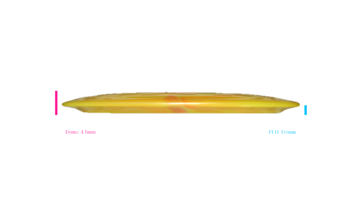 Discraft 2026 Ricky Wysocki Tour Series TItanium Hallux Distance Driver Profile View