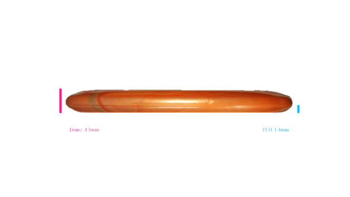 Discraft 2026 Paul McBeth Tour Series TItanium Luna Putter Profile View