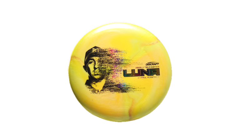 Discraft 2026 Paul McBeth Tour Series TItanium Luna Putter Front View