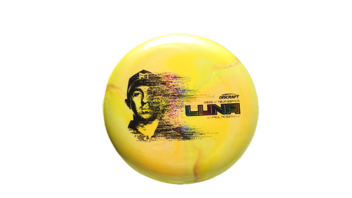 Discraft 2026 Paul McBeth Tour Series TItanium Luna Putter Front View