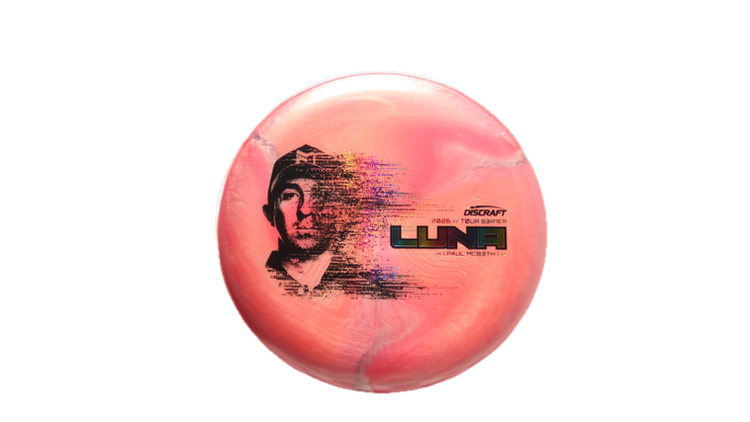 Discraft 2026 Paul McBeth Tour Series TItanium Luna Putter Front View