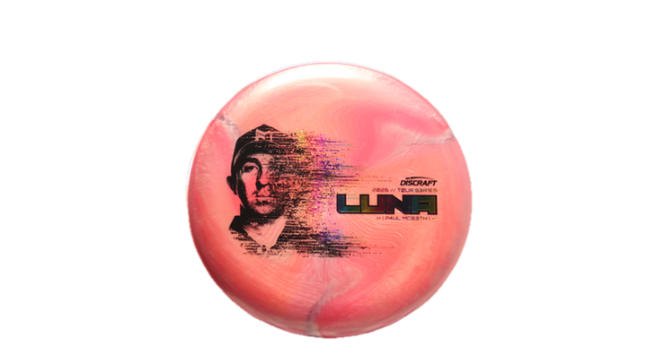 Discraft 2026 Paul McBeth Tour Series TItanium Luna Putter Front View