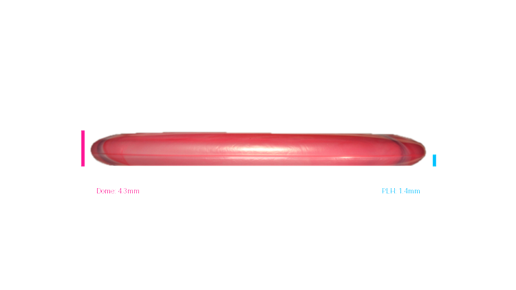 Discraft 2026 Paul McBeth Tour Series TItanium Luna Putter Profile View