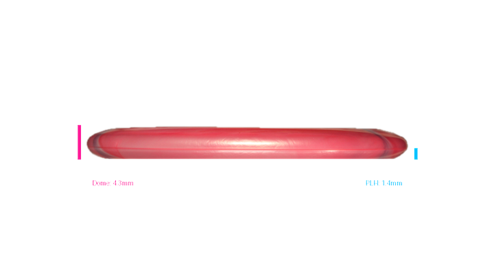 Discraft 2026 Paul McBeth Tour Series TItanium Luna Putter Profile View