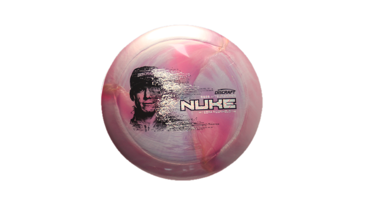 Discraft 2026 Ezra Aderhold Tour Series TItanium Nuke Distance Driver Front View
