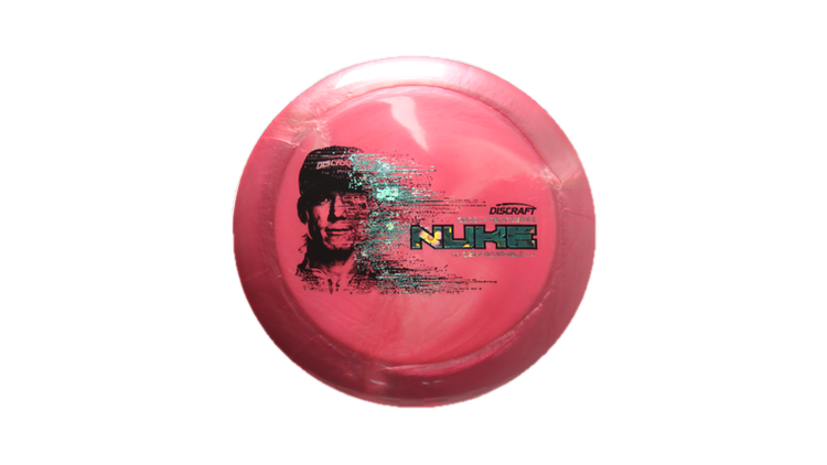 Discraft 2026 Ezra Aderhold Tour Series TItanium Nuke Distance Driver Front View