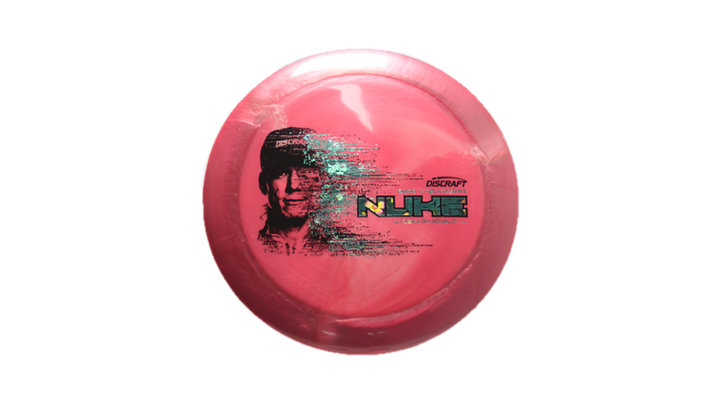 Discraft 2026 Ezra Aderhold Tour Series TItanium Nuke Distance Driver Front View
