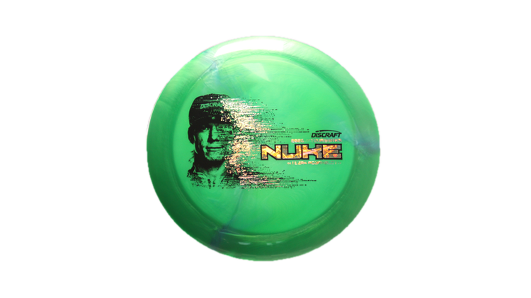 Discraft 2026 Ezra Aderhold Tour Series TItanium Nuke Distance Driver Front View