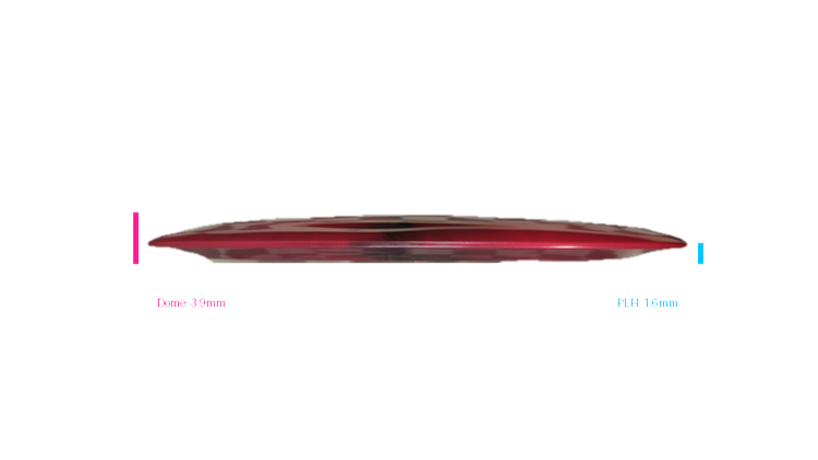 Discraft 2026 Ezra Aderhold Tour Series TItanium Nuke Distance Driver Profile View