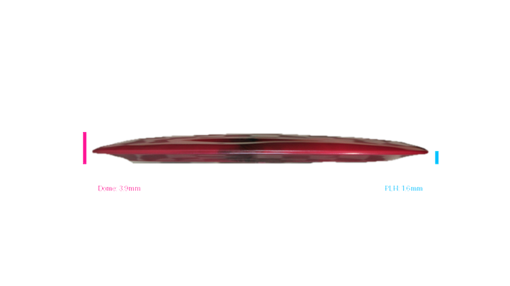 Discraft 2026 Ezra Aderhold Tour Series TItanium Nuke Distance Driver Profile View