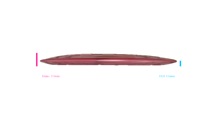 Discraft 2026 Valerie Mandujano Series TItanium Scorch Distance Driver Profile View