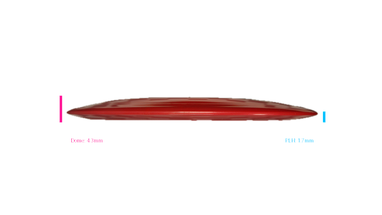 Discraft 2026 Valerie Mandujano Series TItanium Scorch Distance Driver Profile View
