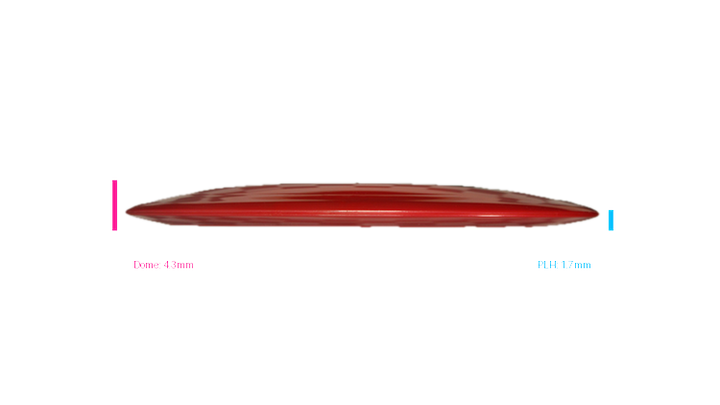 Discraft 2026 Valerie Mandujano Series TItanium Scorch Distance Driver Profile View