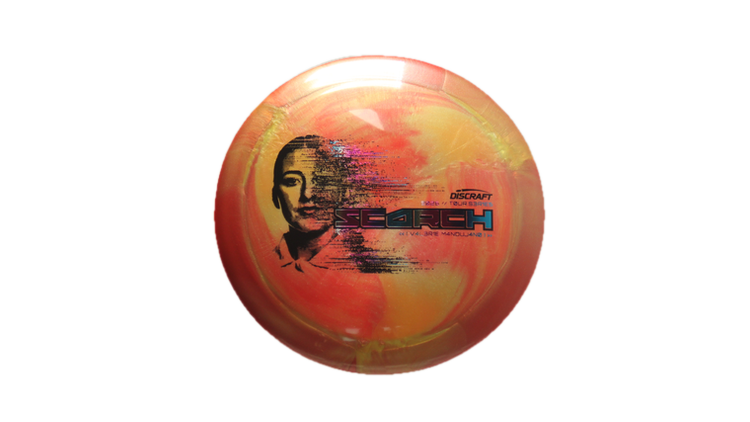 Discraft 2026 Valerie Mandujano Series TItanium Scorch Distance Driver Front View