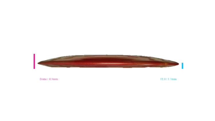 Discraft 2026 Valerie Mandujano Series TItanium Scorch Distance Driver Profile View