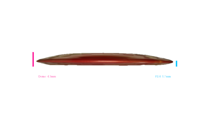 Discraft 2026 Valerie Mandujano Series TItanium Scorch Distance Driver Profile View
