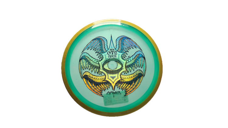 Axiom 2026 OTB Open Edition Particle Soft Proton Rhythm Fairway Driver Front View