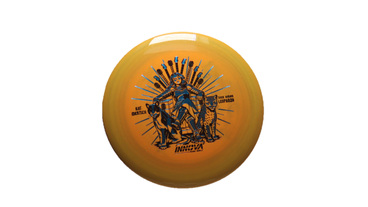 Innova 2026 Kat Mertsch Tour Series Metal Flake Star Leopard3 Fairway Driver Front View