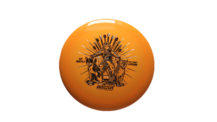 Innova 2026 Kat Mertsch Tour Series Metal Flake Star Leopard3 Fairway Driver Front View