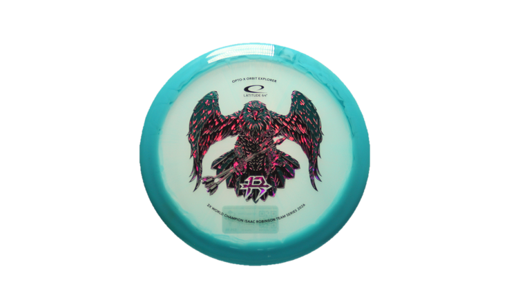 Latitude 64 2026 Isaac Robinson Team Series Opto-X Orbit Explorer Fairway Driver Front View