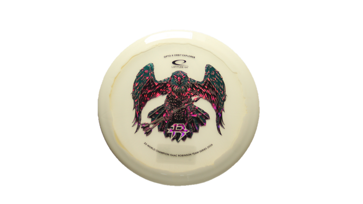 Latitude 64 2026 Isaac Robinson Team Series Opto-X Orbit Explorer Fairway Driver Front View