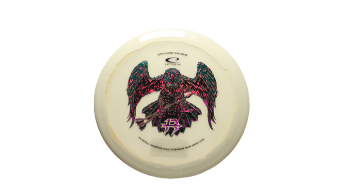 Latitude 64 2026 Isaac Robinson Team Series Opto-X Orbit Explorer Fairway Driver Front View