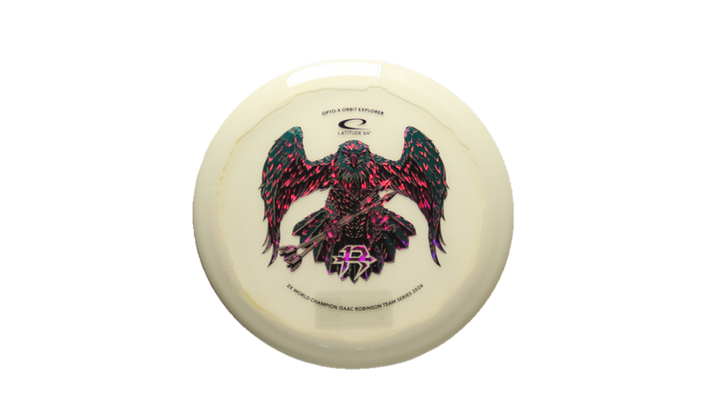 Latitude 64 2026 Isaac Robinson Team Series Opto-X Orbit Explorer Fairway Driver Front View