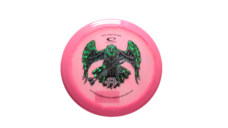 Latitude 64 2026 Isaac Robinson Team Series Opto-X Orbit Explorer Fairway Driver Front View