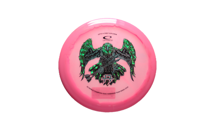 Latitude 64 2026 Isaac Robinson Team Series Opto-X Orbit Explorer Fairway Driver Front View