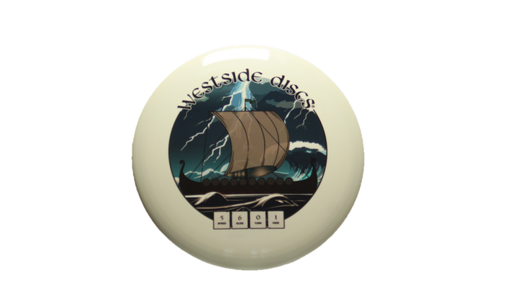 Westside Discs Runo DyeMax Tournament Warship Midrange Front View