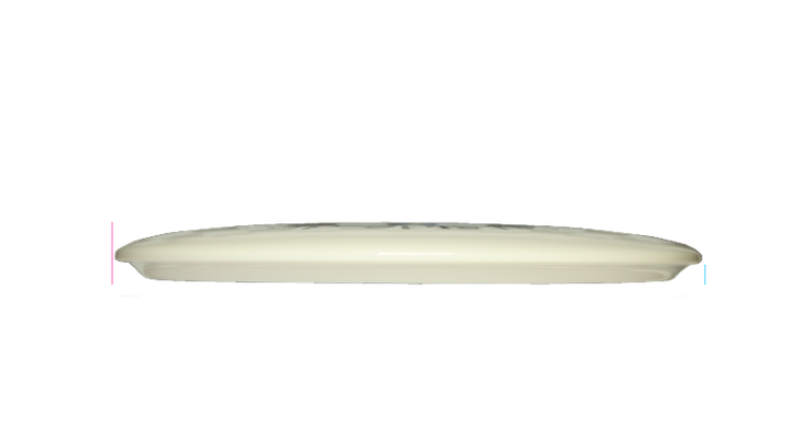 Westside Discs Runo DyeMax Tournament Warship Midrange Profile View