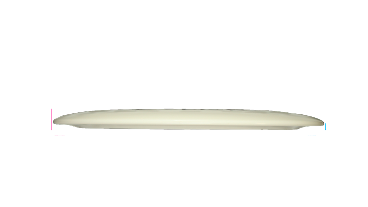 Westside Discs Runo DyeMax Tournament Queen Distance Driver Profile View