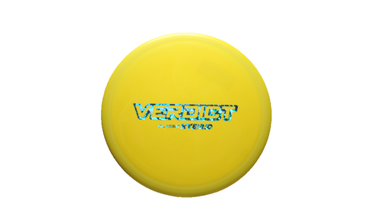 Dynamic Discs Bar Stamp Classic Hybrid Verdict Midrange Front View