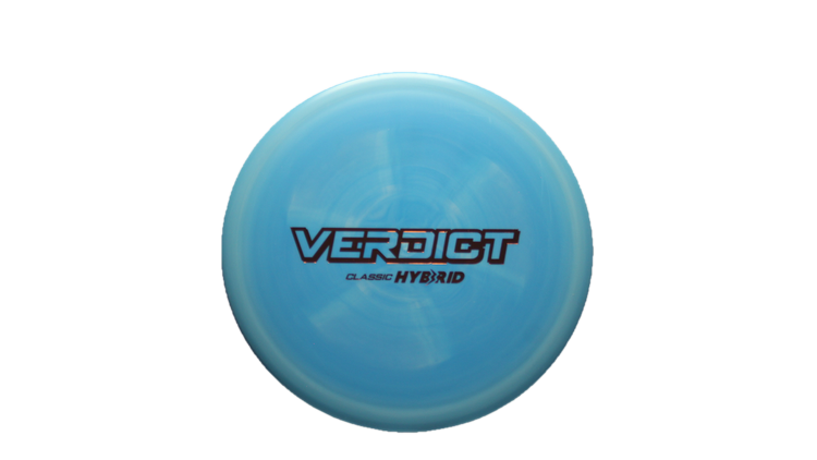 Dynamic Discs Bar Stamp Classic Hybrid Verdict Midrange Front View