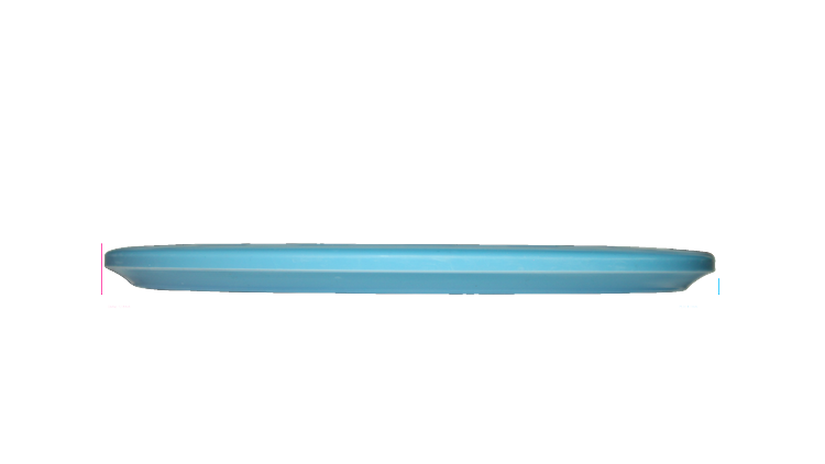 Dynamic Discs Bar Stamp Classic Hybrid Verdict Midrange Profile View