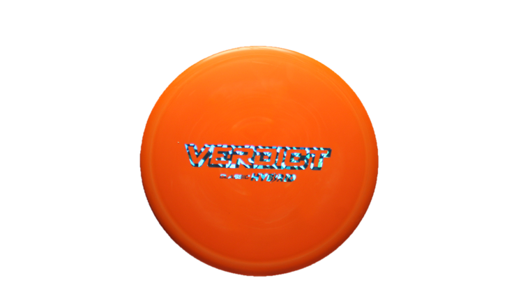 Dynamic Discs Bar Stamp Classic Hybrid Verdict Midrange Front View