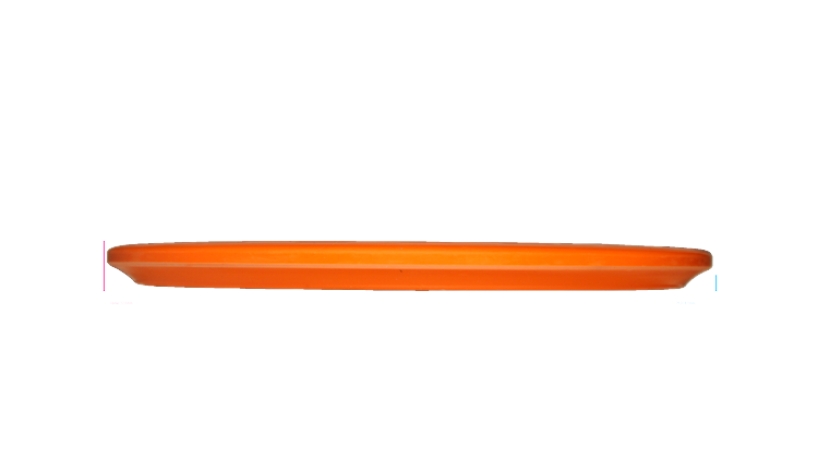 Dynamic Discs Bar Stamp Classic Hybrid Verdict Midrange Profile View