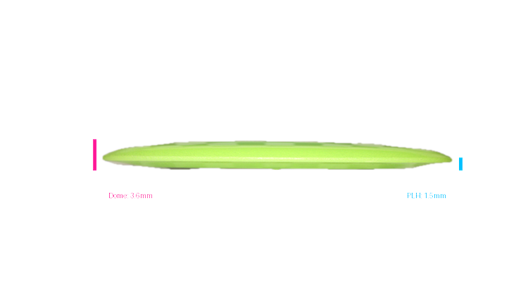 Innova Blizzard Champion Katana Distance Driver Profile View