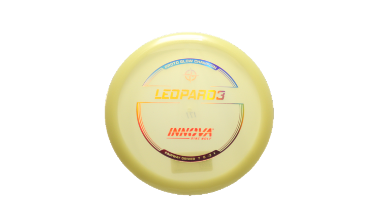 Innova Proto Glow Champion Leopard3 Fairway Driver Front View