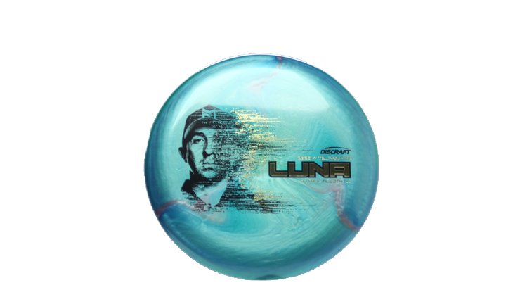 Discraft 2026 Paul McBeth Tour Series TItanium Luna Putter Front View