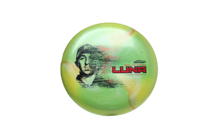 Discraft 2026 Paul McBeth Tour Series TItanium Luna Putter Front View