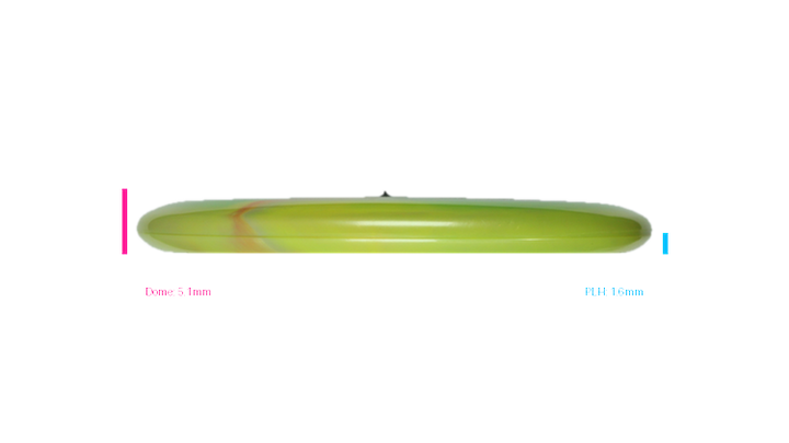 Discraft 2026 Paul McBeth Tour Series TItanium Luna Putter Profile View