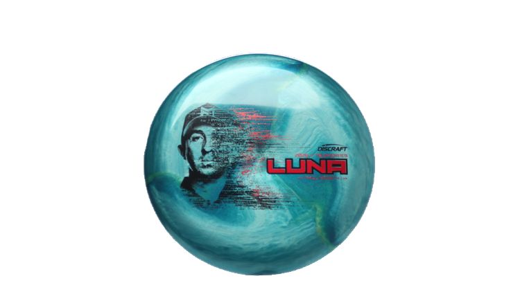Discraft 2026 Paul McBeth Tour Series TItanium Luna Putter Front View