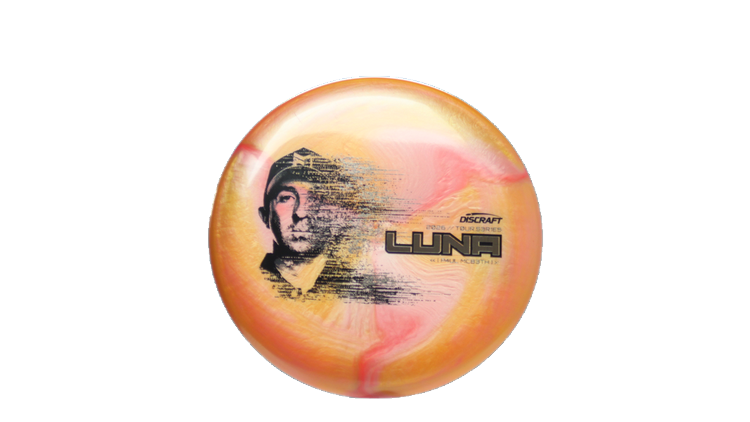Discraft 2026 Paul McBeth Tour Series TItanium Luna Putter Front View