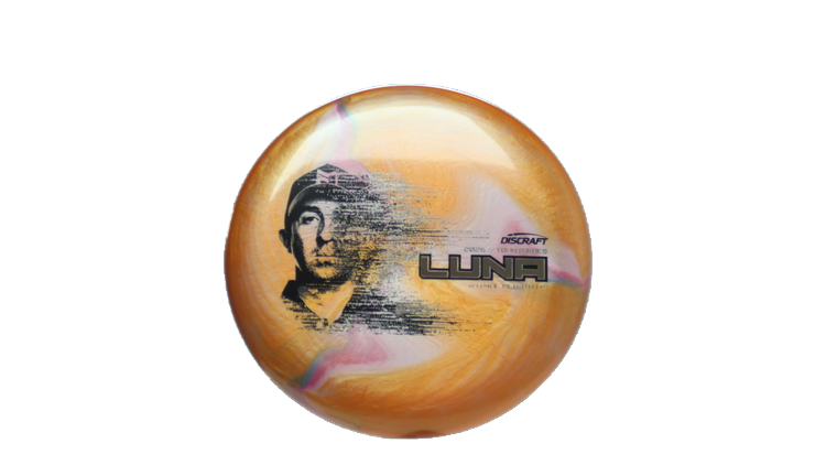 Discraft 2026 Paul McBeth Tour Series TItanium Luna Putter Front View