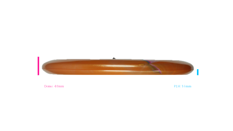 Discraft 2026 Paul McBeth Tour Series TItanium Luna Putter Profile View