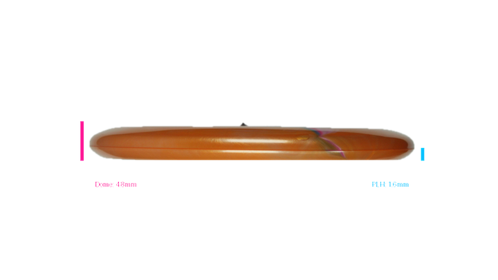 Discraft 2026 Paul McBeth Tour Series TItanium Luna Putter Profile View