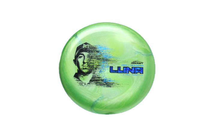 Discraft 2026 Paul McBeth Tour Series TItanium Luna Putter Front View