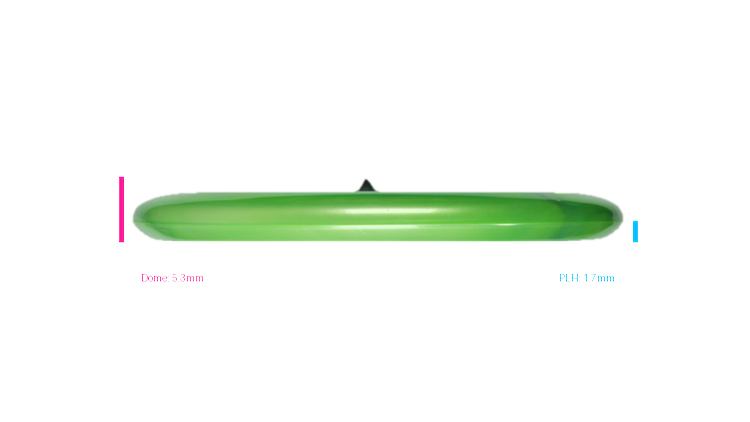 Discraft 2026 Paul McBeth Tour Series TItanium Luna Putter Profile View