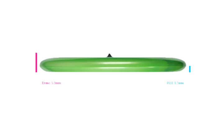 Discraft 2026 Paul McBeth Tour Series TItanium Luna Putter Profile View